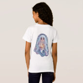 かわいい幽霊人魚 Tシャツ (裏面フル)