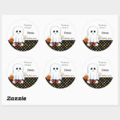 かわいい幽霊少年 ラウンドシール (シート)