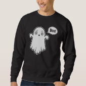 かわいい幽霊怖いとことわざブハロウィーン スウェットシャツ (正面)
