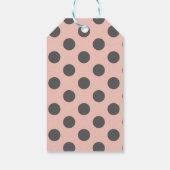 かわいい幽霊水彩イラストレーションハロウィーン ギフトタグ (裏面)