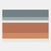 かわいい幽霊秋の色ハロウィーンをテーマ ラッピングペーパーシート (正面2)