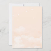 かわいい幽霊秋ハロウィンベビーシャワー 招待状 (裏面)