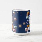 かわいい幽霊編み物マグ – かわいいハロウィーンギフトfor コーヒーマグカップ (中央)