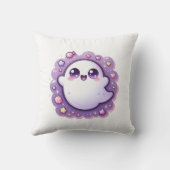かわいい幽霊装飾用クッションキュートパステルハロウィーン クッション (裏面)