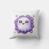 かわいい幽霊装飾用クッション – キュートパステルハロウィーン クッション (裏面)