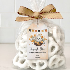 かわいい幽霊誕生日の好意 ギフトタグ