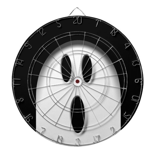 かわいい幽霊顔ブーハローウィンパーティゲーム ダーツボード (正面)