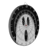 かわいい幽霊顔ブーハローウィンパーティゲーム ダーツボード (正面左)