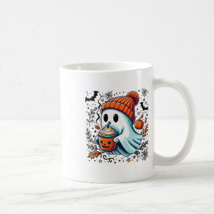 かわいい幽霊飲みコーヒーハロウィーン幽霊アイスコーフ コーヒーマグカップ