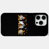 かわいい幽霊飲みコーヒーハロウィーン秋幽霊ボー Case-Mate iPhoneケース (裏面 (横))