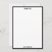 かわいい幽霊、こうもり&スパイダーズのハロウィンパターン サンキューカード (正面)