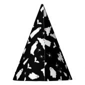 かわいい幽霊、こうもり&スパイダーズのハロウィンパターン パーティーハット (裏面)