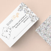 かわいい幽霊、こうもり&スパイダーハロウィーン赤ちゃんシャワー エンクロージャーカード