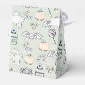 かわいい幽霊、こうもり&スパイダーハロウィーン フェイバーボックス (裏面サイド)