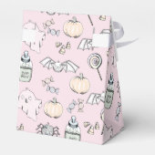 かわいい幽霊、こうもり&スパイダーハロウィーン フェイバーボックス (裏面サイド)