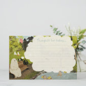 かわいい幽霊 – アヒル池の夏 便箋 (スタンド正面)