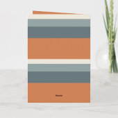 かわいい幽霊&カボチャお洒落ハッピーハローウィン カード (裏面)