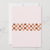 かわいい幽霊&カボチャ秋ハロウィーンベビーシャワー 招待状 (裏面)