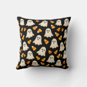かわいい幽霊&キャンディーコーンハロウィーン装飾用クッション クッション (裏面)