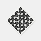 かわいい幽霊 | クモ | スパイダーウェブハロウィーン スタンダードカクテルナプキン (角)