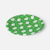 かわいい幽霊 | クモ | スパイダーウェブハロウィーン ペーパープレート (アングル)