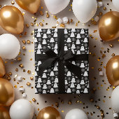 かわいい幽霊 | クモ | スパイダーウェブハロウィーン ラッピングペーパー