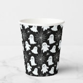 かわいい幽霊 | クモ | スパイダーウェブハロウィーン 紙コップ (右)
