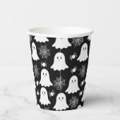 かわいい幽霊 | クモ | スパイダーウェブハロウィーン 紙コップ (右)