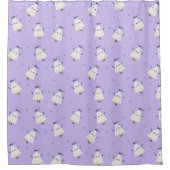 かわいい幽霊 シャワーカーテン (正面)