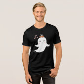 かわいい幽霊 トライブレンドTシャツ (正面全面)