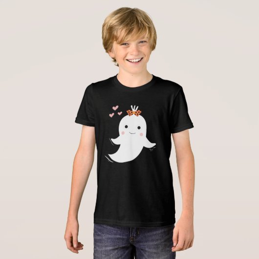 かわいい幽霊 トライブレンドＴシャツ (正面全面)