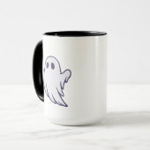 かわいい幽霊 | ハロウィーンマグデザイン マグカップ (正面左)