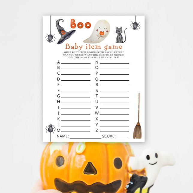 かわいい幽霊-ベビーアイテムゲーム。赤ちゃんシャワーゲーム (クリエイターアップロード済み)