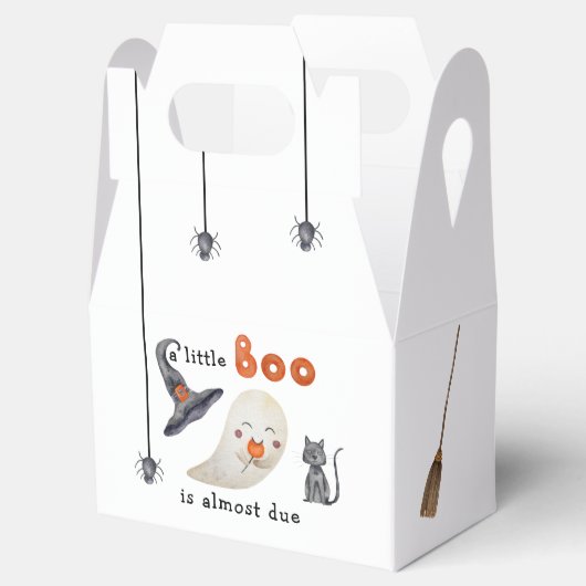 かわいい幽霊 – ベビーシャワー フェイバーボックス (オープン)