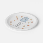 かわいい幽霊 – ベビーシャワー ペーパープレート (アングル)