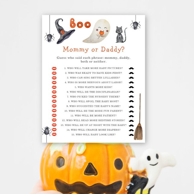 かわいい幽霊 – ママまたはパパの赤ちゃんシャワーゲーム (クリエイターアップロード済み)