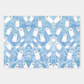 かわいい幽霊 ラッピングペーパーシート (正面3)