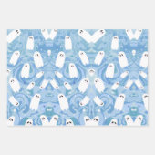 かわいい幽霊 ラッピングペーパーシート (正面)