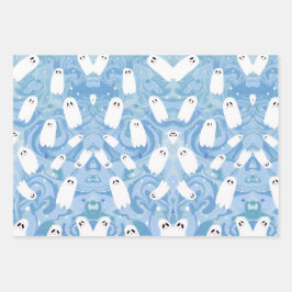 かわいい幽霊 ラッピングペーパーシート