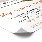 かわいい幽霊 – 私の水は赤ちゃんシャワーを壊した ポスター (角)