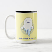 かわいい幽霊 – 私は誰がギフトか覚えている ツートーンマグカップ (左)