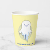 かわいい幽霊 – 私は誰がギフトか覚えている 紙コップ (裏面)