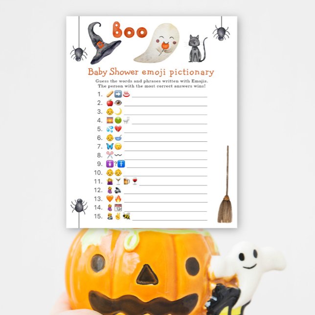 かわいい幽霊 – 絵文字写真ゲーム赤ちゃんシャワー (クリエイターアップロード済み)