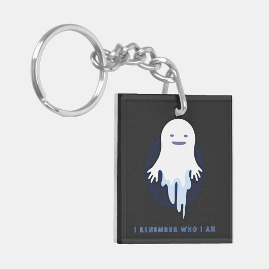 かわいい幽霊 – 自分を覚えている キーホルダー (正面左)