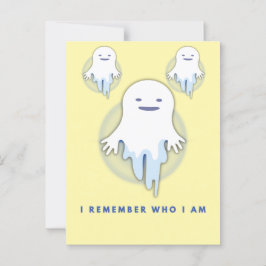 かわいい幽霊 – 自分を覚えている ポストカード
