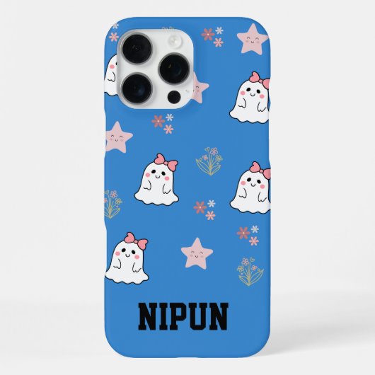 かわいい幽霊iPhone / iPadケース iPhoneケース (裏面)
