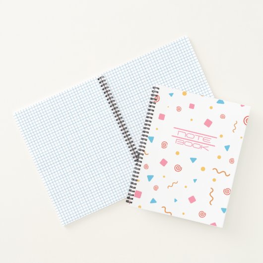 かわいい幾何学模様の学校ノートブック ノートブック (内部)
