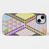 かわいい幾何学模様 iPhoneケース (裏面横)
