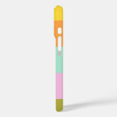 かわいい幾何学的パステル色ブロックパーソナライズされた Case-Mate iPhoneケース (裏面 / 左)