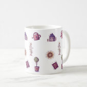 かわいい庭のマグ コーヒーマグカップ (正面右)